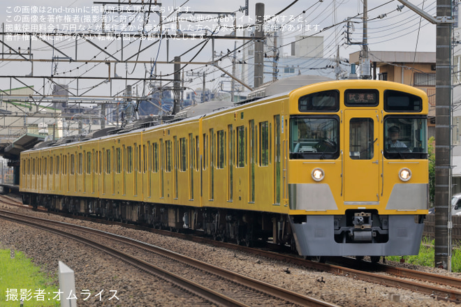 【西武】2000系2049F武蔵丘車両検修場出場試運転(202606) - 航空公園～新所沢間にて撮影