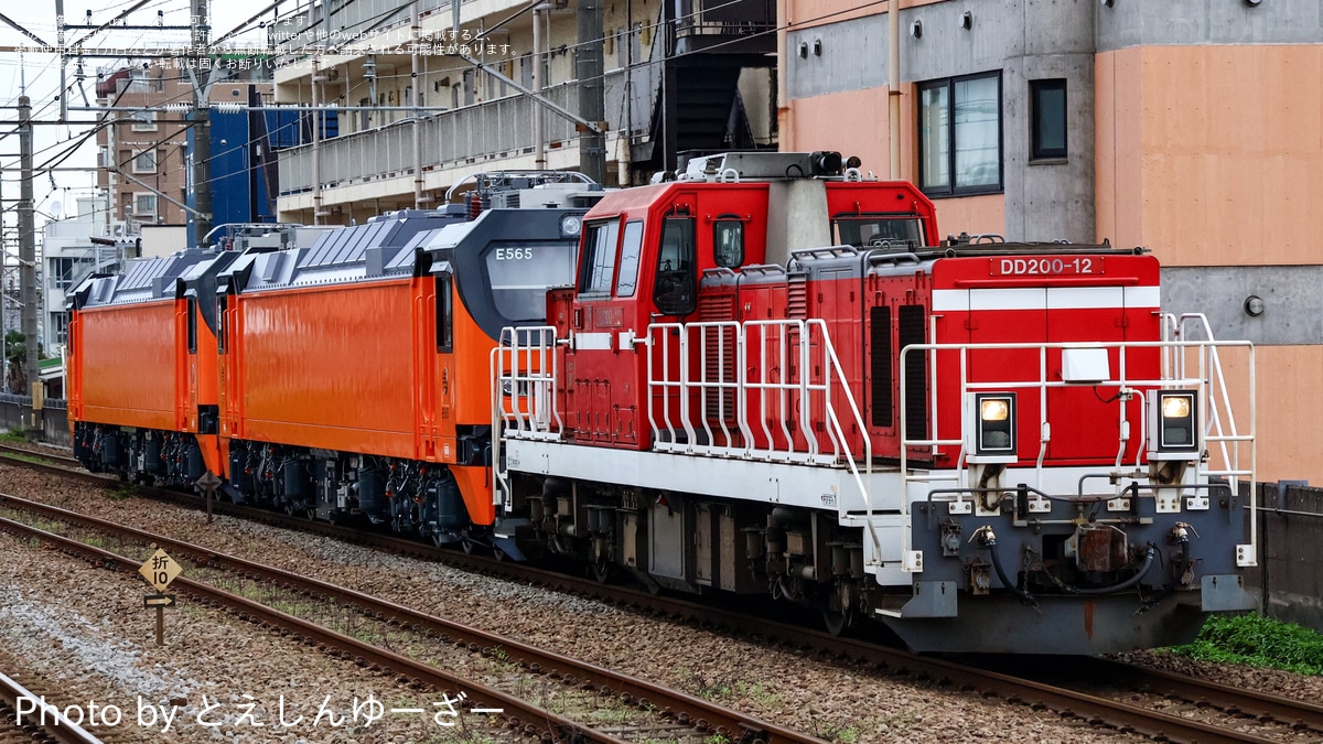 台鉄】E500形E565＋E566が東芝府中事業所を出場し甲種輸送 |2nd-train