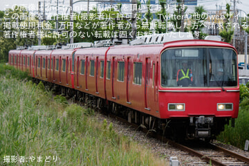 【名鉄】6800系6811F,6809F,6816Fが東名古屋港へ回送