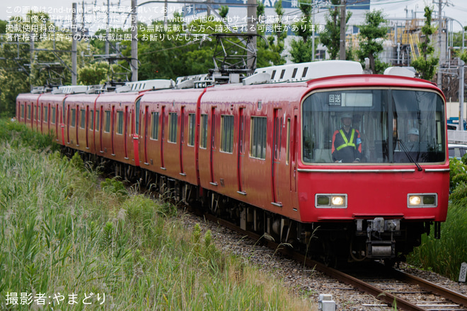 【名鉄】6800系6811F,6809F,6816Fが東名古屋港へ回送（1枚目）