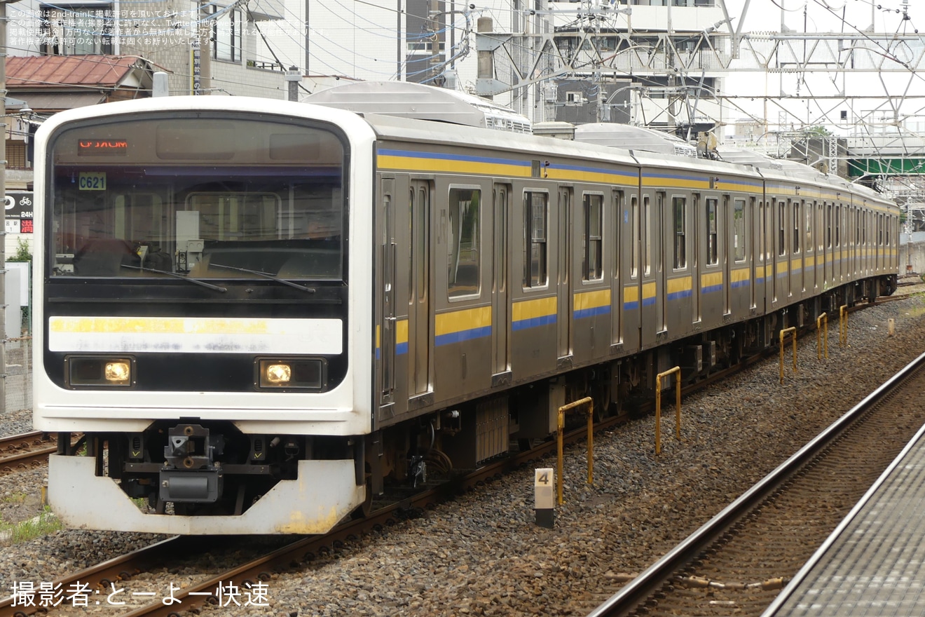 【JR東】209系マリC621編成大宮総合車両センター出場回送(202606)の拡大写真