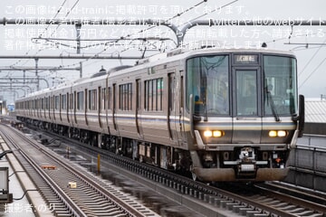 【JR西】223系1000番台W7編成網干総合車両所出場試運転