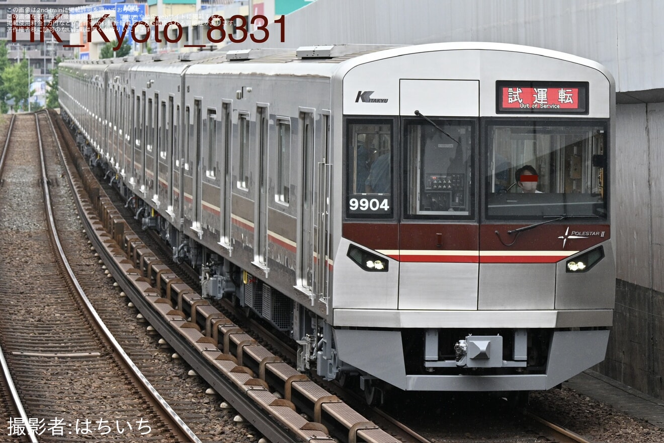 【北急】9000形9004F桃山台出場試運転の拡大写真