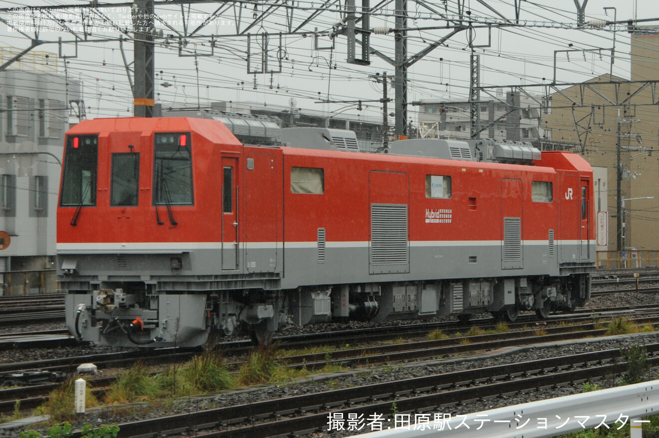 【JR西】DEC743-1が近畿車輛を出場し公式試運転の拡大写真