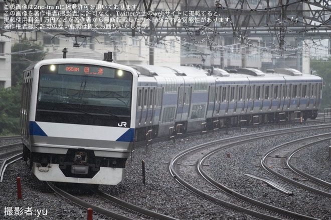 【JR東】E531系K414編成が東大宮センターへ回送（1枚目）