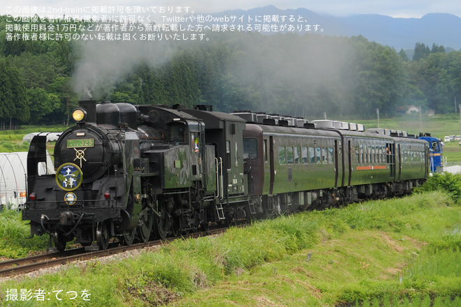 【東武】SL大樹「土津」が下今市から会津若松まで特別運行を会津長野～養鱒公園間で撮影した写真