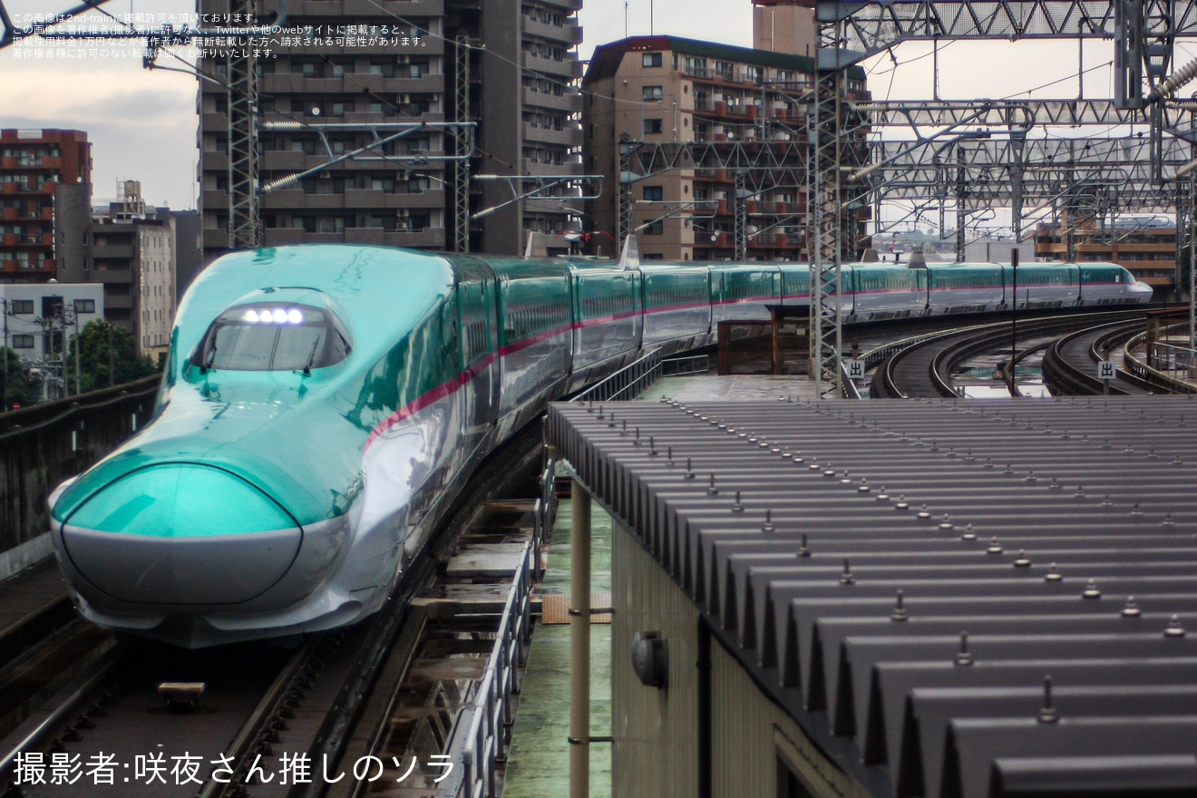 【JR東】E5系U50編成が全般検査を終え出場試運転の拡大写真