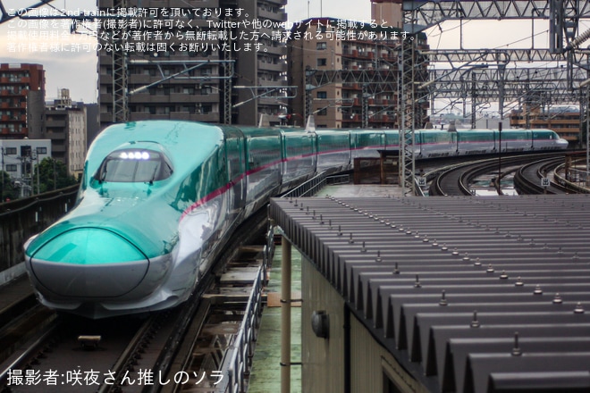 【JR東】E5系U50編成が全般検査を終え出場試運転を不明で撮影した写真