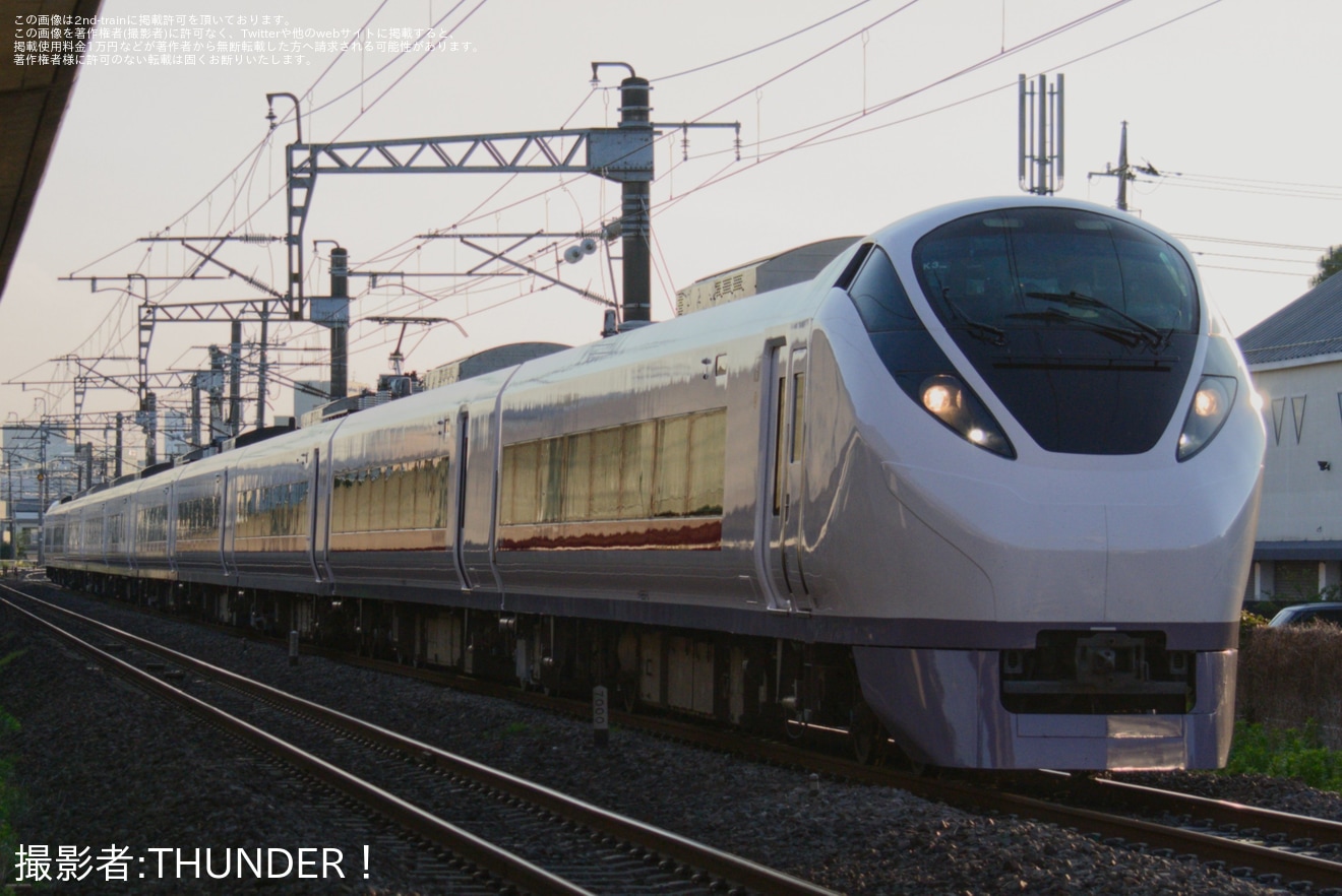 【JR東】E657系K3編成が通常塗装となり郡山総合車両センター出場の拡大写真