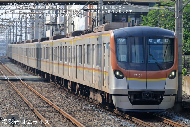 【メトロ】17000系17101F TASC設備性能確認試運転を川越駅で撮影した写真