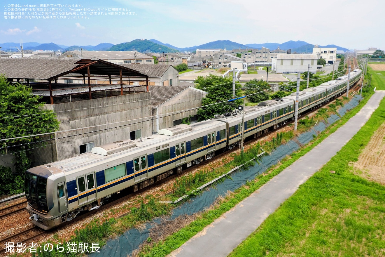 【JR西】321系D29編成が網干総合車両所本所出場試運転の拡大写真