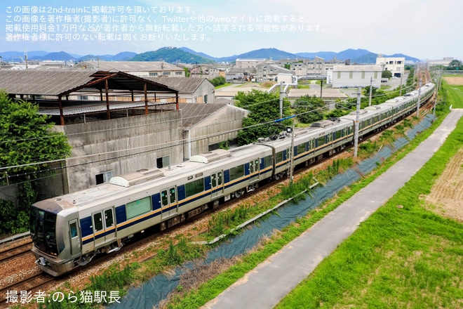 【JR西】321系D29編成が網干総合車両所本所出場試運転を不明で撮影した写真