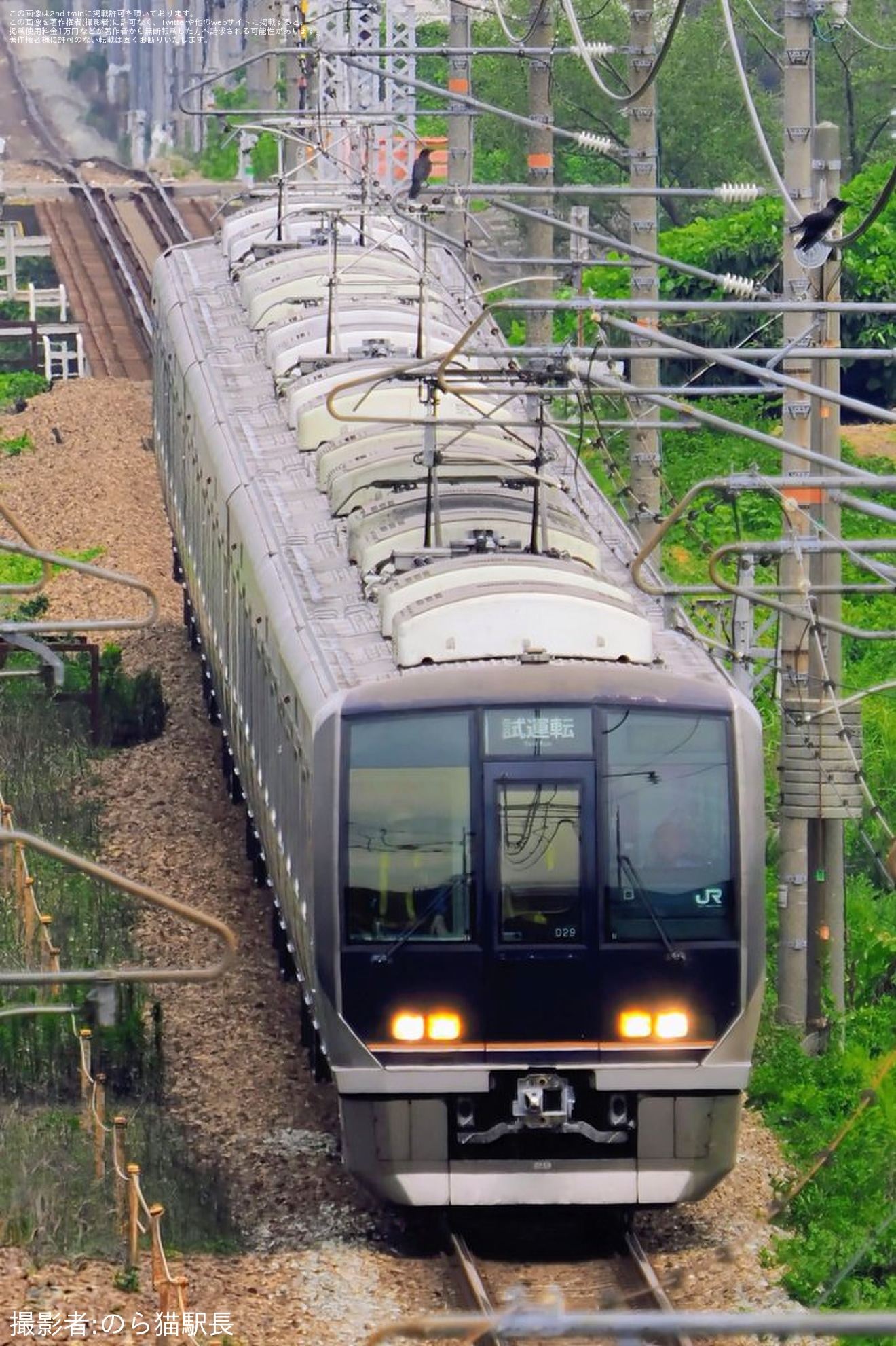 【JR西】321系D29編成が網干総合車両所本所出場試運転の拡大写真