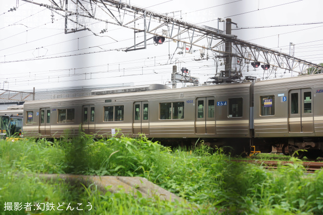 【京王】入場中の1000系1752Fが構内入換を実施を若葉台工場富士見ヶ丘作業場付近で撮影した写真