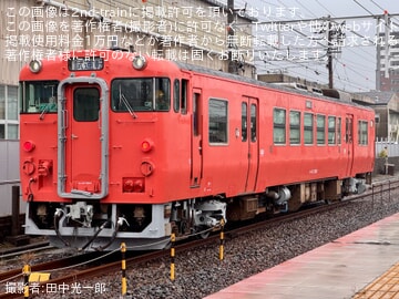 【JR西】キハ47形キハ47-2503が下関総合車両所本所構内で試運転