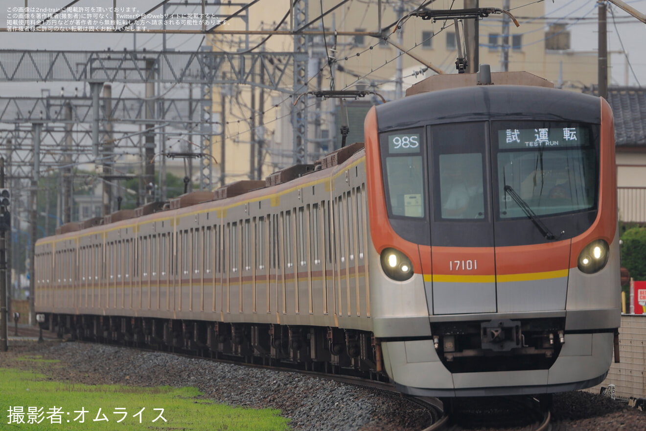 【メトロ】17000系17101F TASC設備性能確認試運転の拡大写真