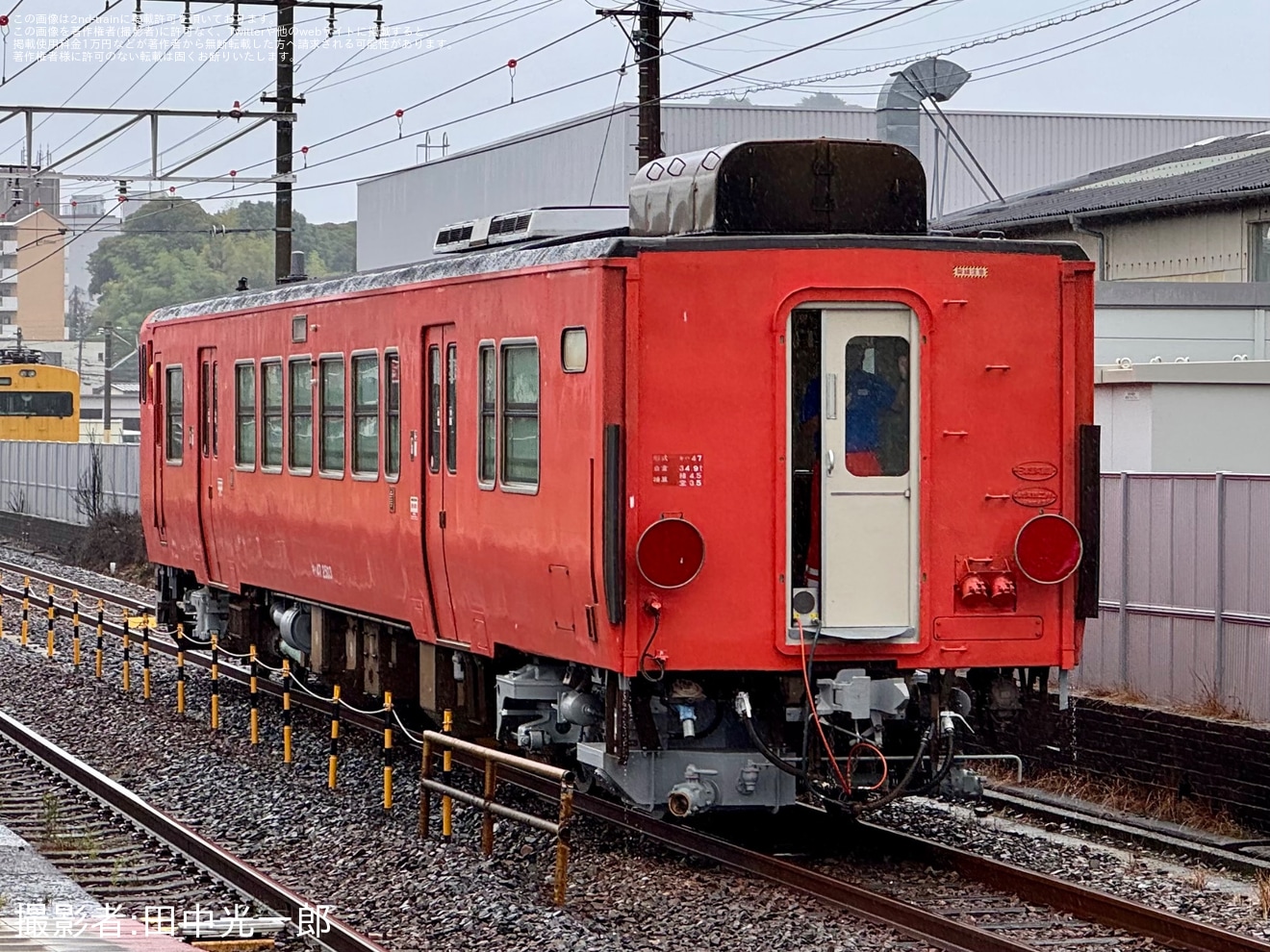 【JR西】キハ47形キハ47-2503が下関総合車両所本所構内で試運転の拡大写真