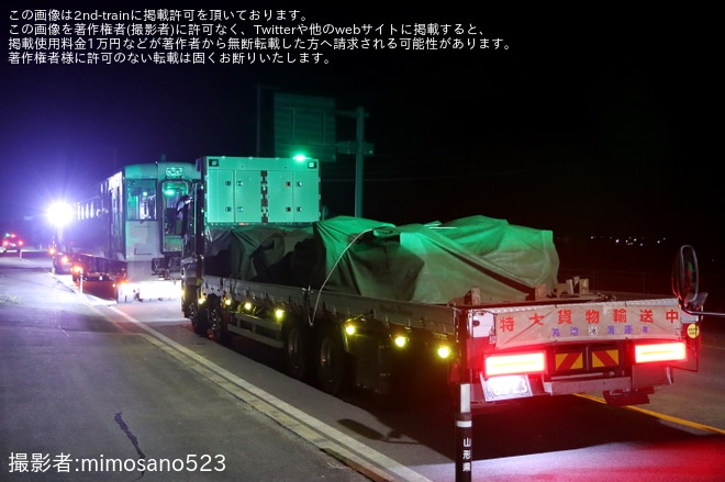 【JR東】キハ110-205が新潟車両センター新津派出所へ陸送を不明で撮影した写真