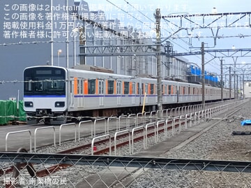 【東武】50090型51091Fが南栗橋工場で従来と異なる塗装に
