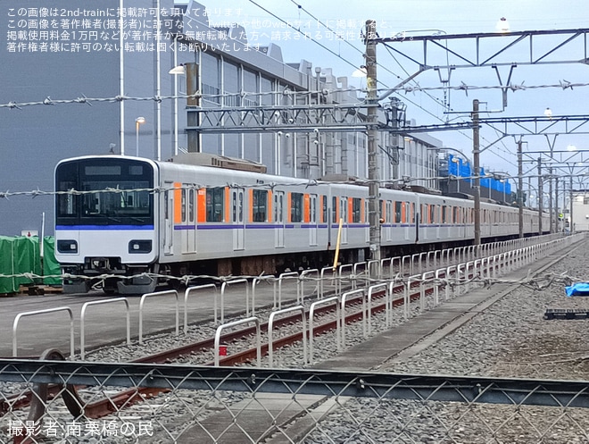 【東武】50090型51091Fが南栗橋工場で従来と異なる塗装に