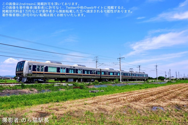【JR西】207系S67編成網干総合車両所本所出場試運転（1枚目）