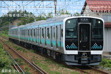 【JR東】E131系ナノN9+N10編成J-TREC新津事業所出場試運転