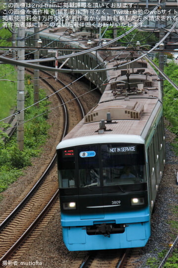 【東急】3000系3109F長津田車両工場入場回送