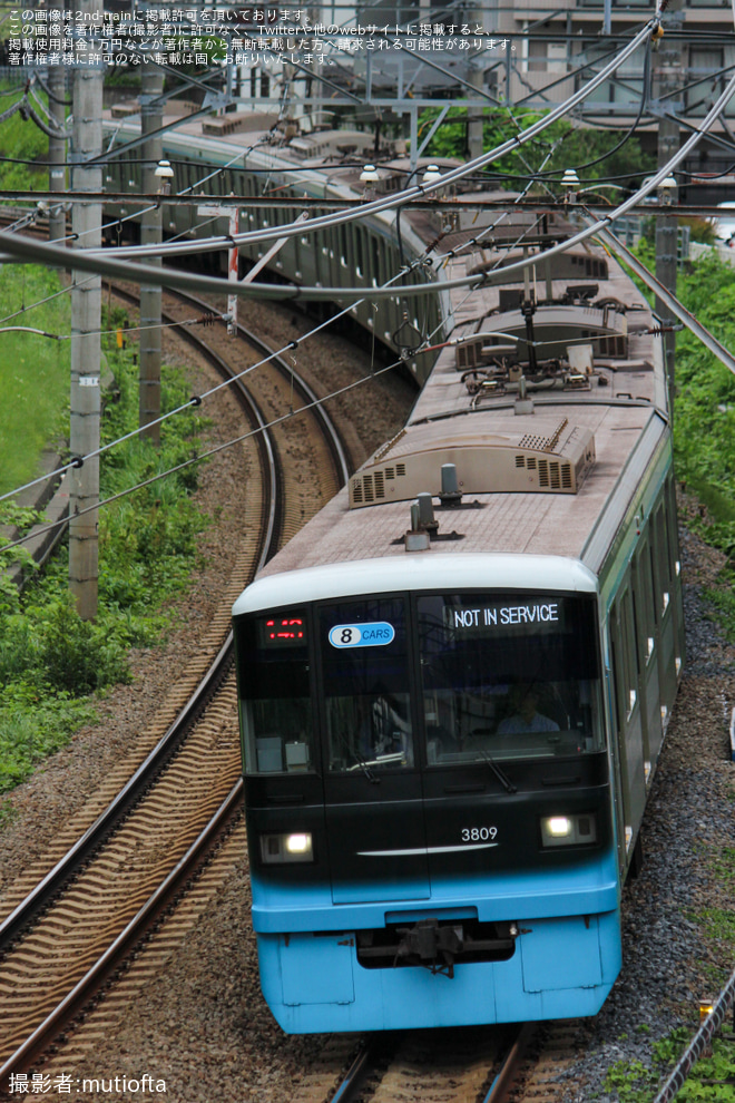 【東急】3000系3109F長津田車両工場入場回送を宮崎台～宮前平間で撮影した写真