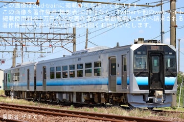 【JR東】GV-E400系T221編成が秋田総合車両ベースを出場し本線試運転