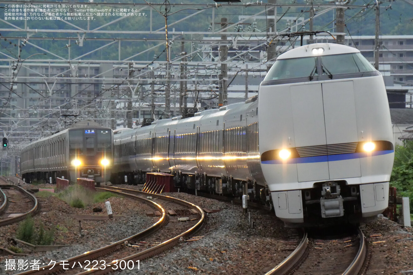 JR西】683系4000番台B42編成吹田総合車両所出場回送 |2nd-train鉄道