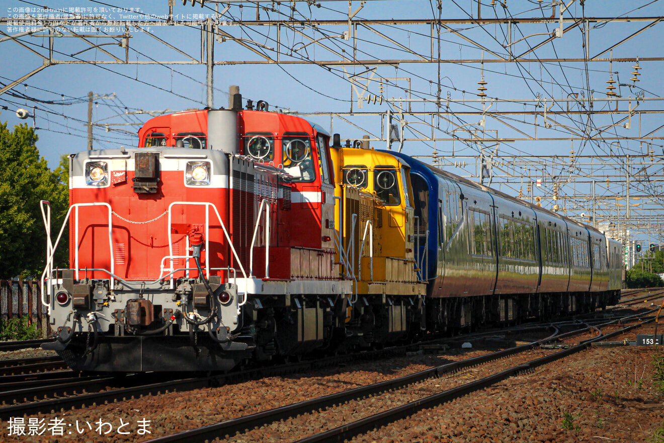 【JR北】「THE ROYAL EXPRESS」函館方面試運転復路を実施の拡大写真