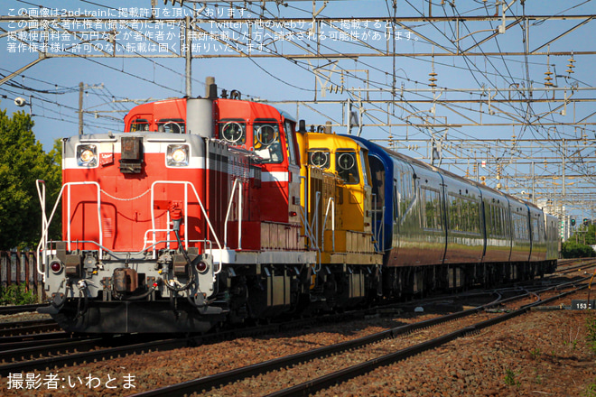 【JR北】「THE ROYAL EXPRESS」函館方面試運転復路を実施 - 苗穂～白石間にて撮影