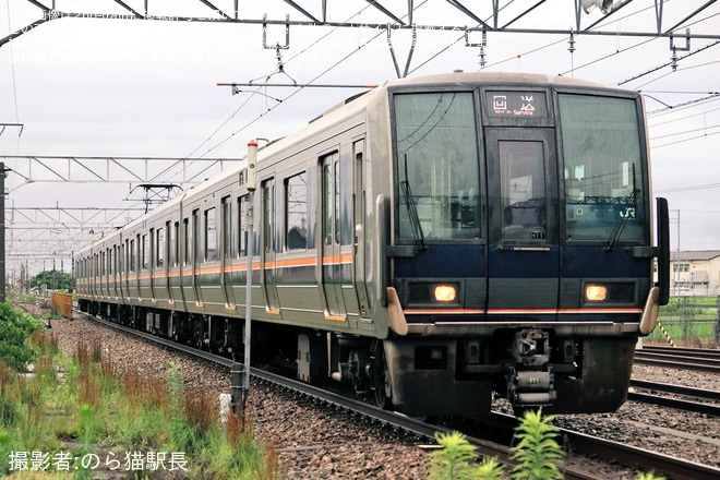 【JR西】207系H11編成が網干総合車両所本所へ入場回送を不明で撮影した写真