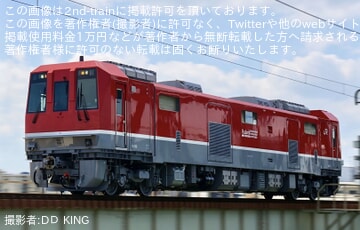 【JR西】DEC743-2が近畿車輛を出場し試運転