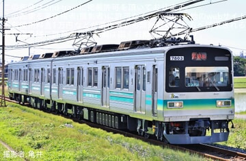 【秩鉄】7800系7803F熊谷工場出場試運転
