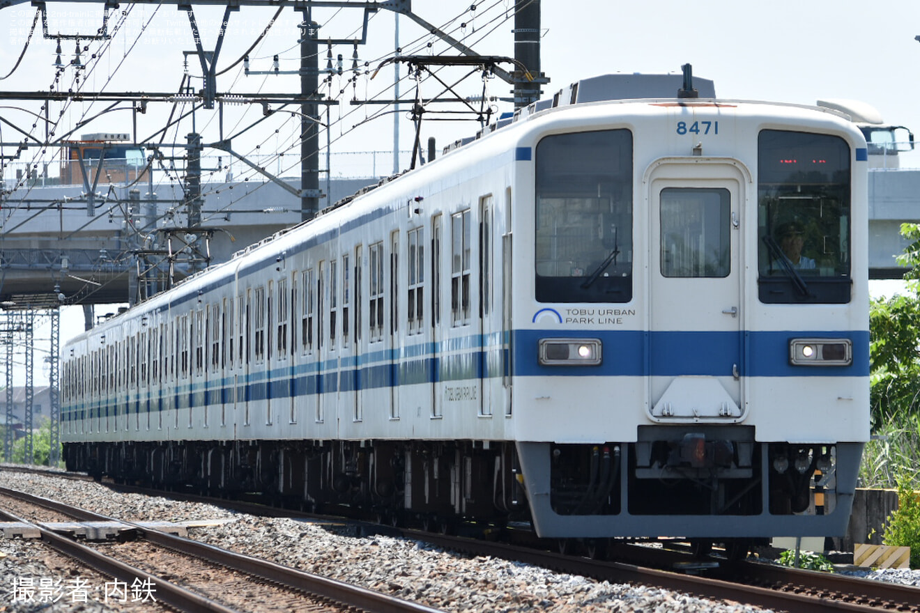 【東武】8000系8171F 廃車回送の拡大写真