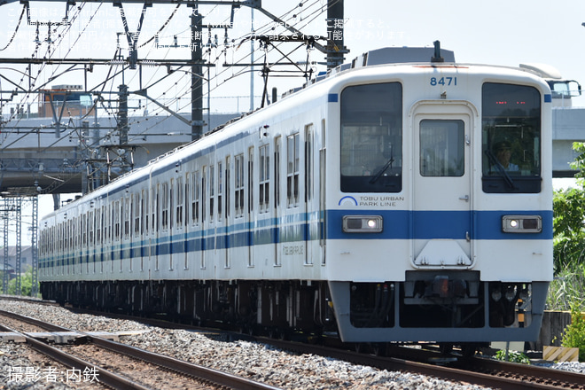 【東武】8000系8171F 廃車回送を不明で撮影した写真