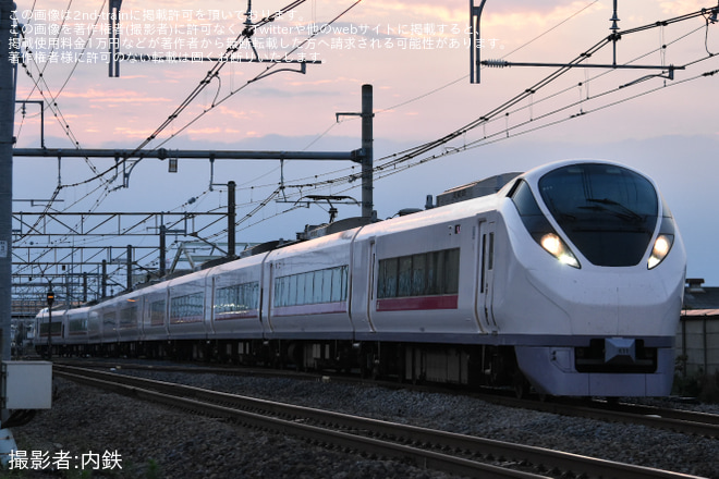 【JR東】E657系K11編成秋田地区から勝田返却回送を不明で撮影した写真