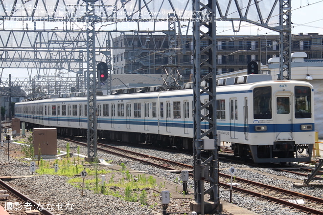 【東武】8000系8171F 廃車回送を不明で撮影した写真