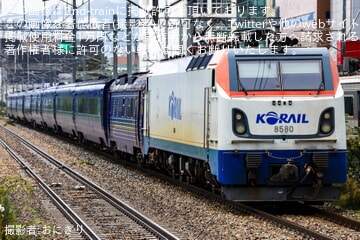 【Korail】レールクルーズ「ヘラン」1号編成が大田鉄道車両整備団へ回送