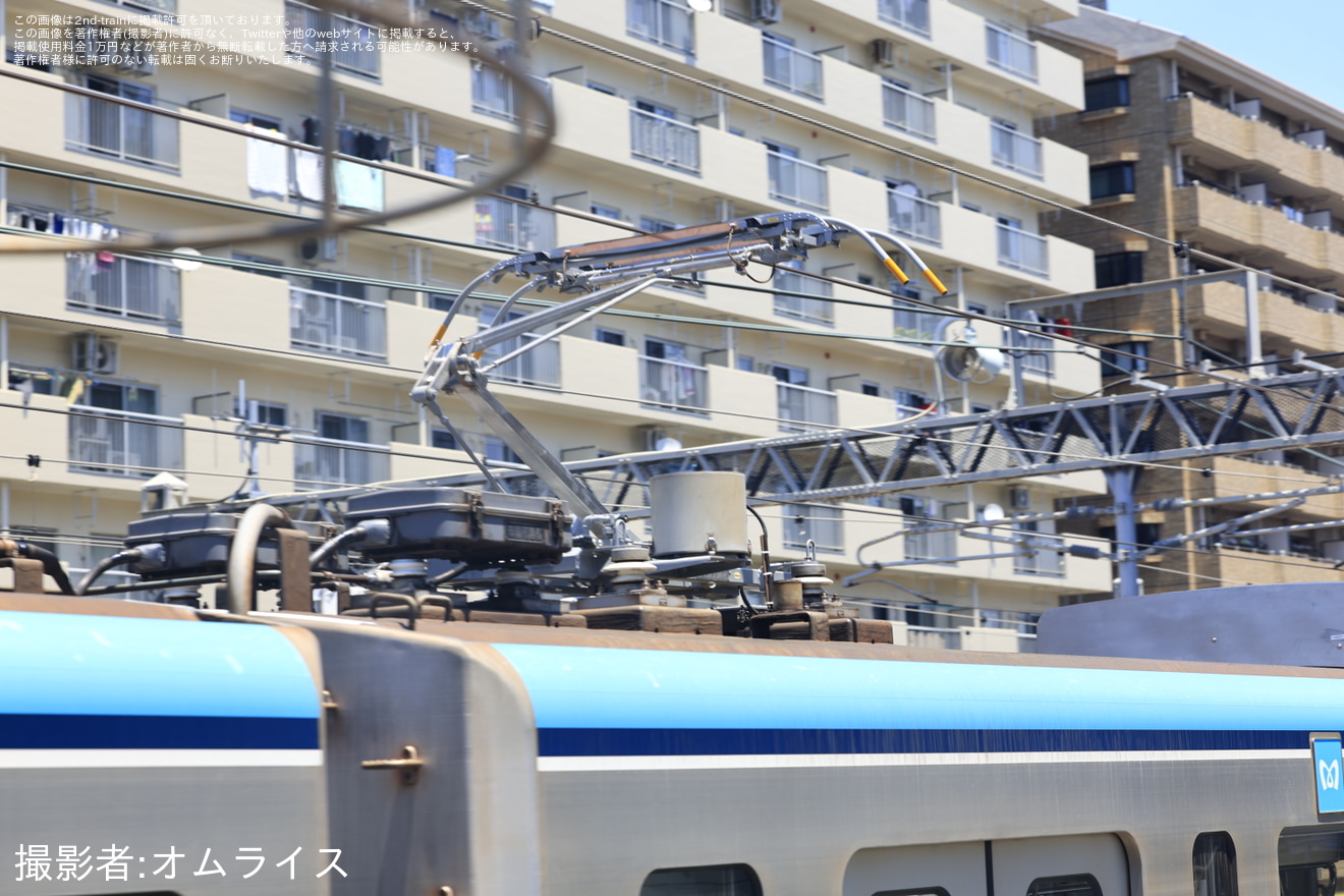 【メトロ】15000系15107F 深川工場出場試運転の拡大写真