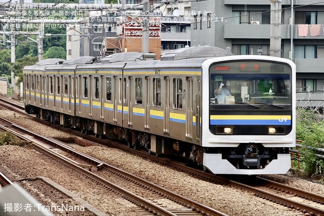 【JR東】209系マリC425編成 大宮総合車両ベース出場回送を不明で撮影した写真