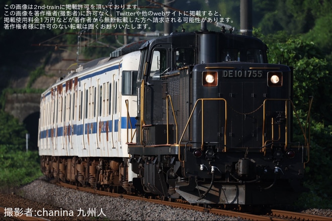 【JR九】415系FK-515編成が小倉総合車両センターへ廃車配給をで撮影した写真