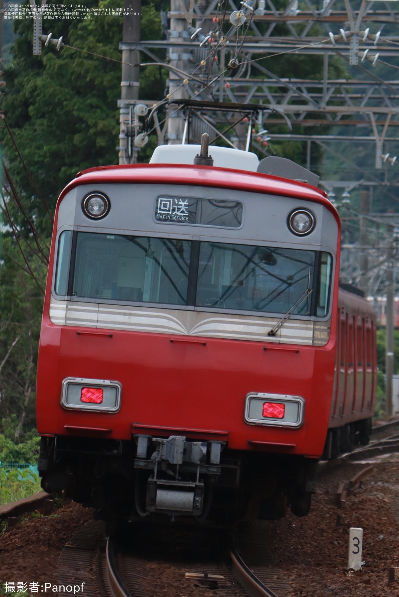 【名鉄】6500系6517Fが舞木検査場へ入場回送の拡大写真