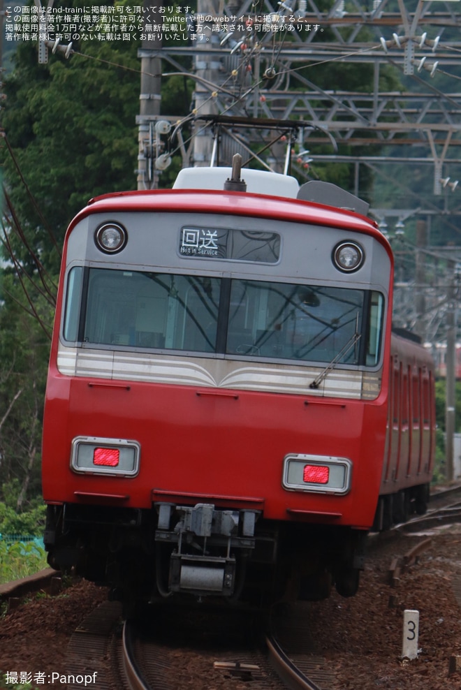【名鉄】6500系6517Fが舞木検査場へ入場回送を不明で撮影した写真