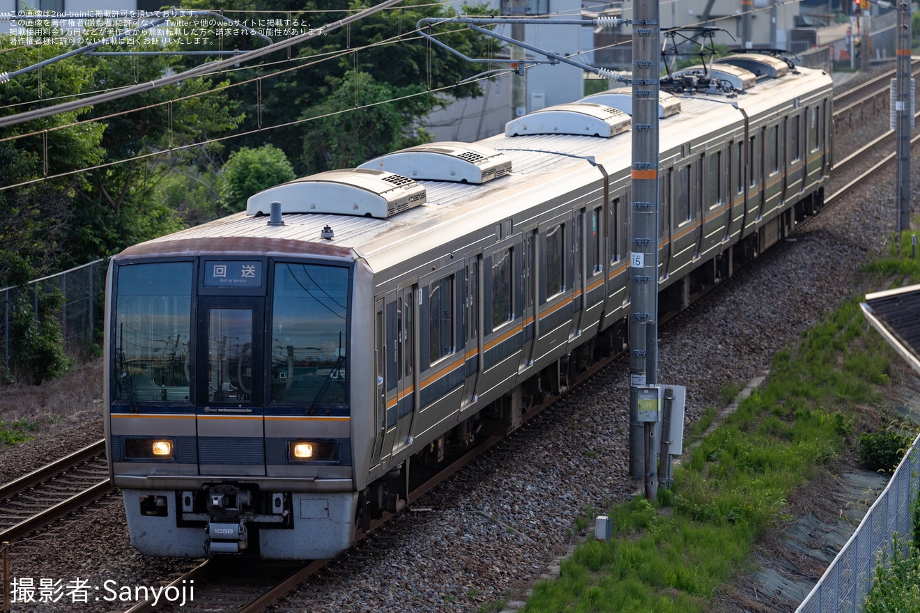 【JR西】207系S21編成が網干総合車両所本所へ入場回送の拡大写真