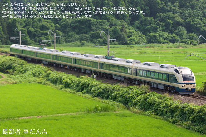 を桂根～新屋間で撮影した写真