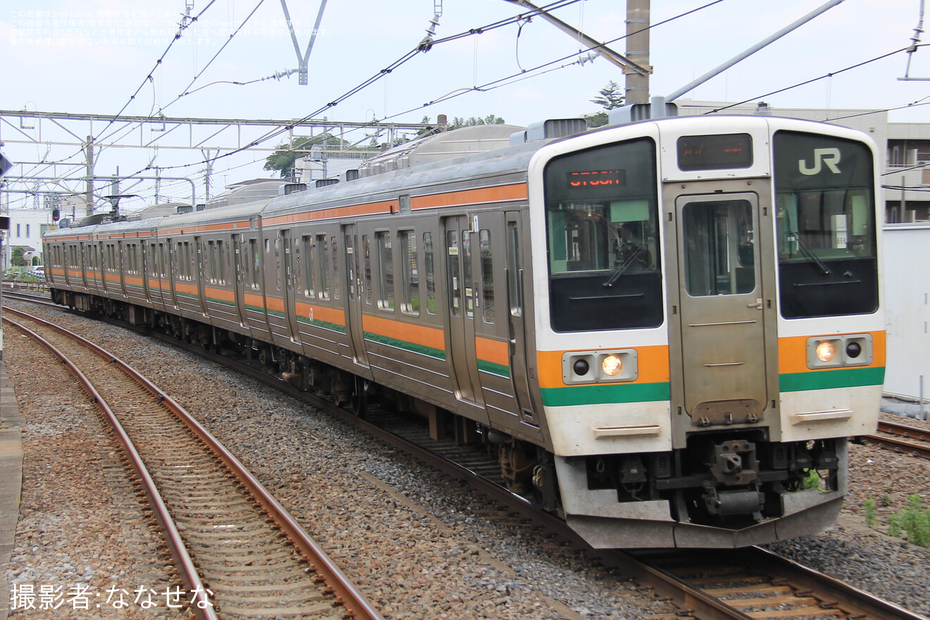 【JR東】211系クンA60編成 大宮総合車両ベース入場の拡大写真