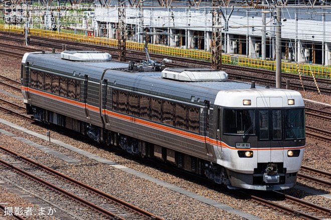 【JR海】383系A202編成が名古屋工場出場試運転（1枚目）