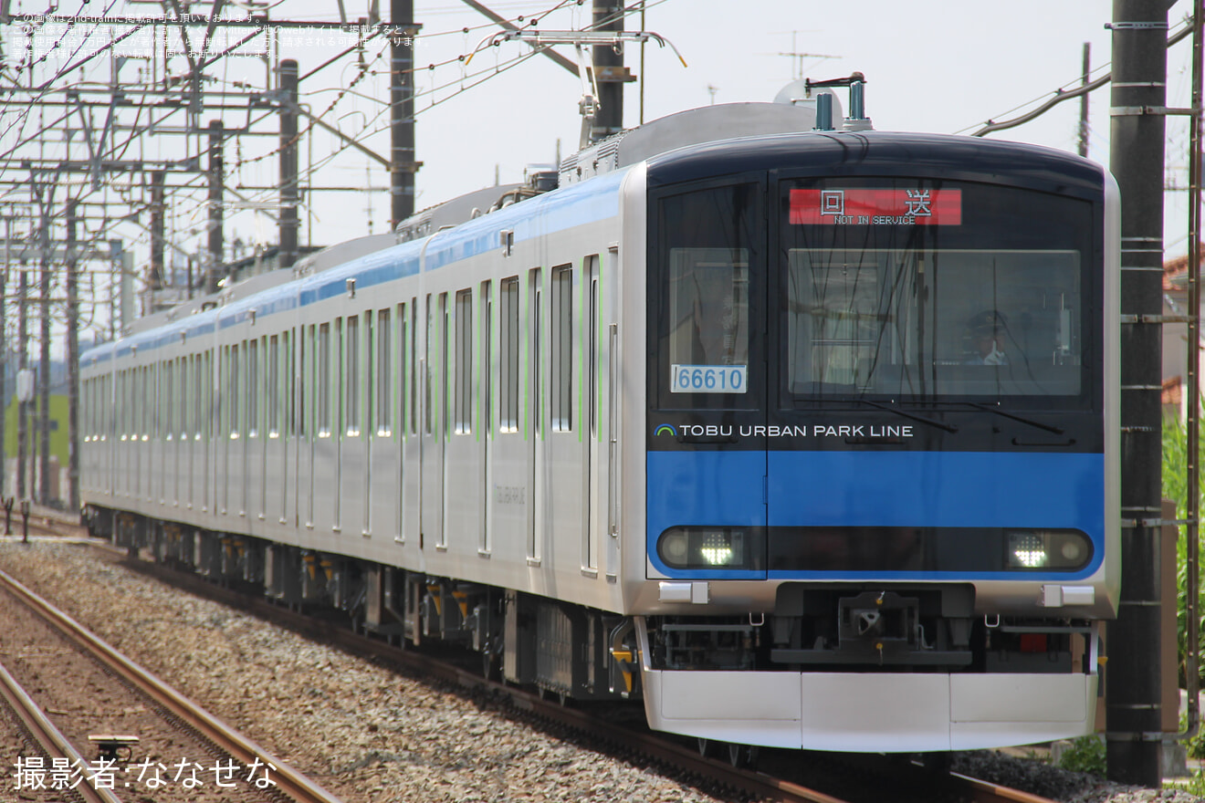 【東武】60000系61610F 津覇車輛入場回送の拡大写真